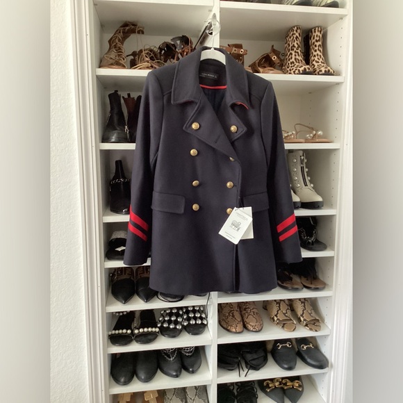 Zara Jackets & Blazers - Double Breasted Military Style Jacket